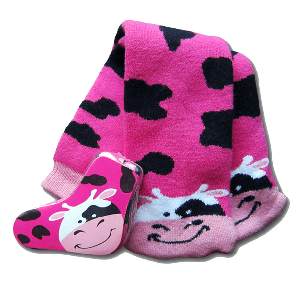 Magic Socks / Amazing Socks - Pink Cow