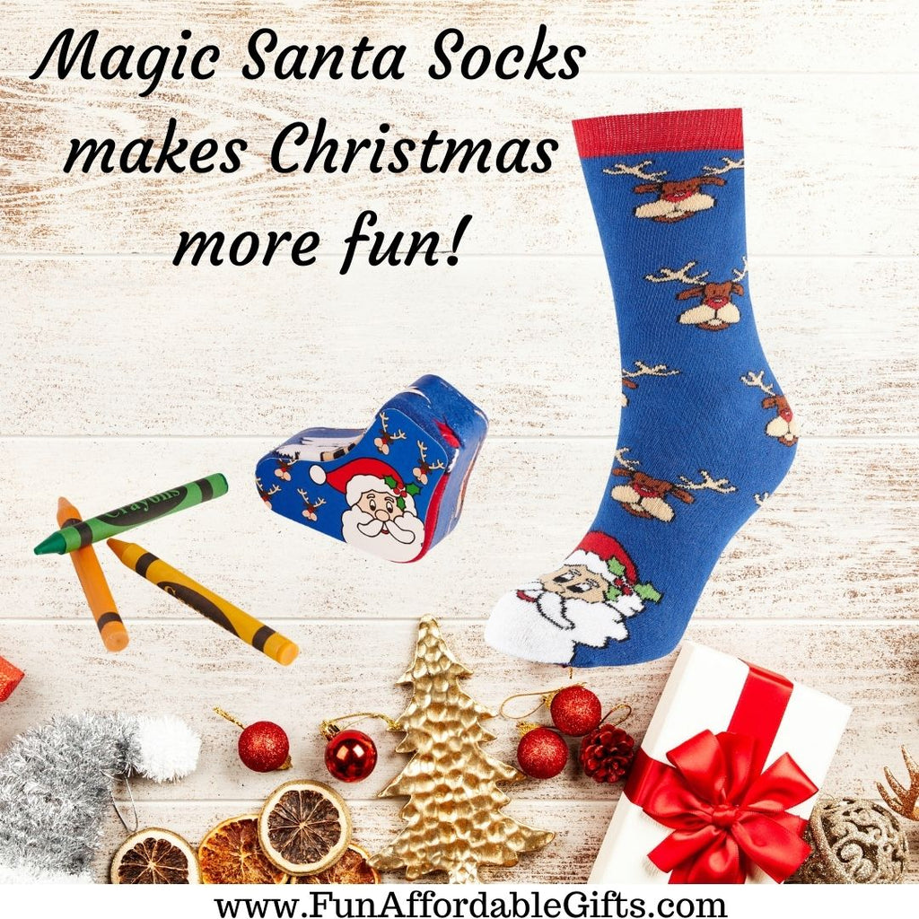 Santa Socks - Magic Santa Socks - Christmas Socks