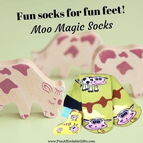 Moo Magic Socks - Cow Socks